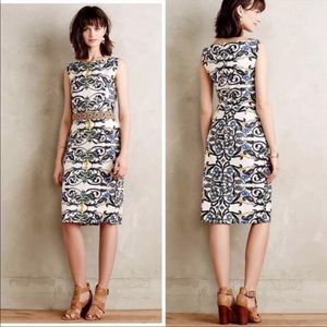 Anthropology’Peony’ sheath dress size 6